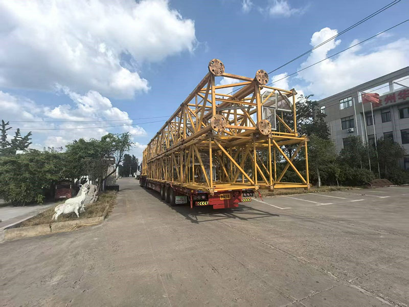 徐州008PG国际承运超大件塔吊陆路跨境至乌兹别克斯坦